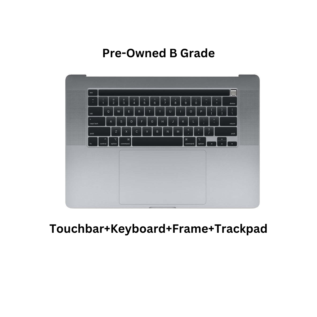 MacBook Pro 16” A2141 (2019) Top Cases with Toucbar Trackpad Keyboard Speakers & Battery MacBook Pro 16” A2141 (2019) Top Cases with Toucbar Trackpad Keyboard Speakers & Battery